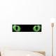 Dangerous Green Eyes Black Wall Decal