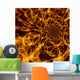 Sun Burst Fractal Wall Decal