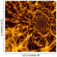 Sun Burst Fractal Wall Decal