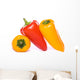 Three Sweet Peppers Cutout Wall Decal