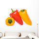 Three Sweet Peppers Cutout Wall Decal