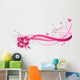 Hibiscus Pink Florals Design
