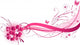 Hibiscus Pink Florals Design