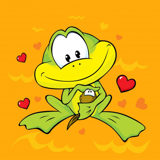 Frog Holds Her Arms