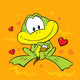 Frog Holds Her Arms