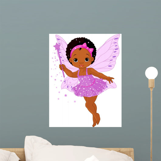 Cute Little Baby Fairy Wall Decal