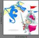 Knight Fighting Dragon