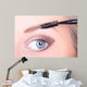 Beautiful Woman Brushing Eyebrows Wall Mural