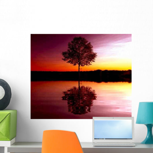 Dual World Ii Wall Decal