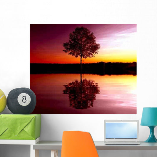 Dual World Ii Wall Decal