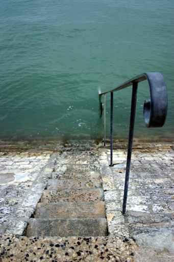 Stair Edge Sea Wall Decal