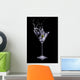 Martini Drink over Dark