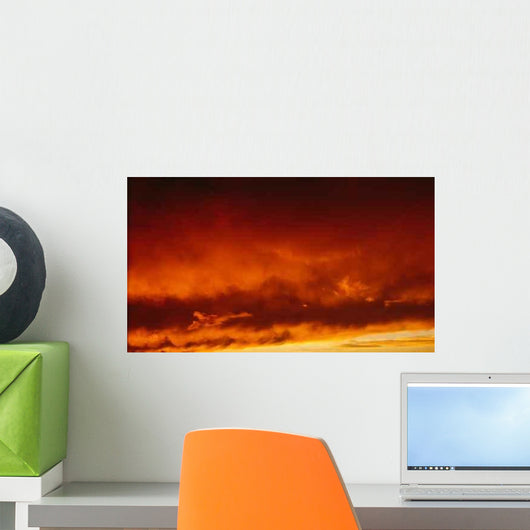 Burning Sky Wall Decal