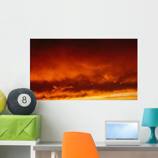Burning Sky Wall Decal