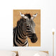 Portrait Plains Zebra Equus Wall Mural