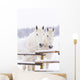 White Horses Wall Mural