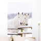 White Horses Wall Mural