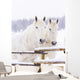 White Horses Wall Mural