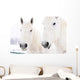 White Horses Wall Mural
