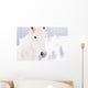 White Horses Wall Mural