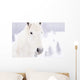 White Horses Wall Mural