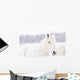 White Horses Wall Mural