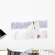 White Horses Wall Mural