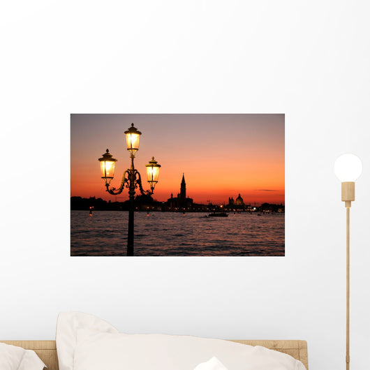 Venice Street Light Sunset