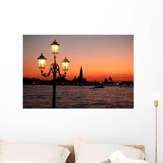 Venice Street Light Sunset