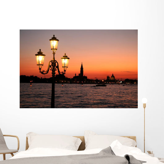 Venice Street Light Sunset