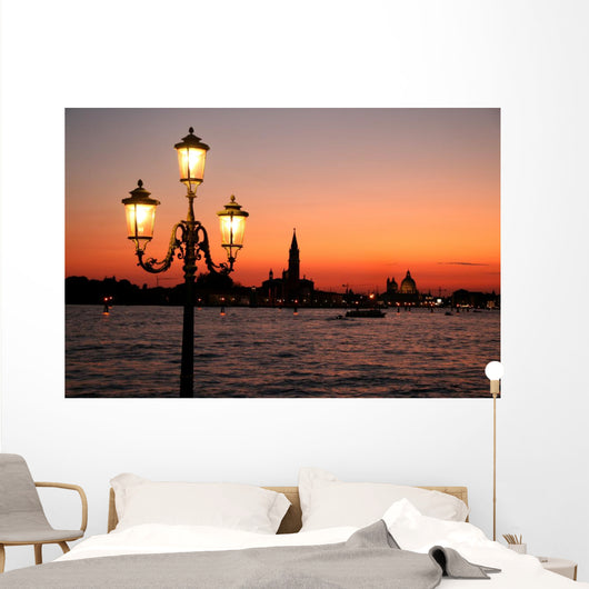 Venice Street Light Sunset