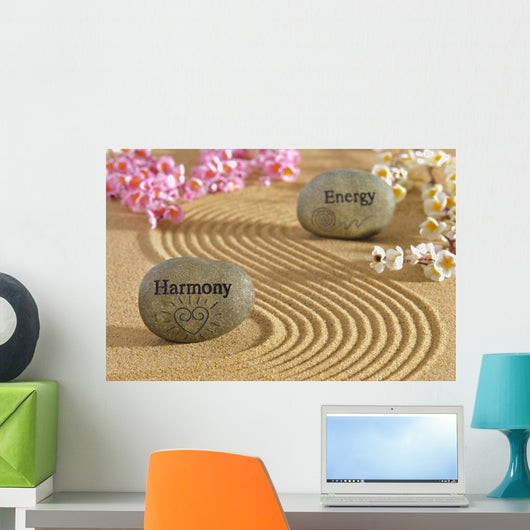 Zen Garden With Harmony and Energy Wall Mural