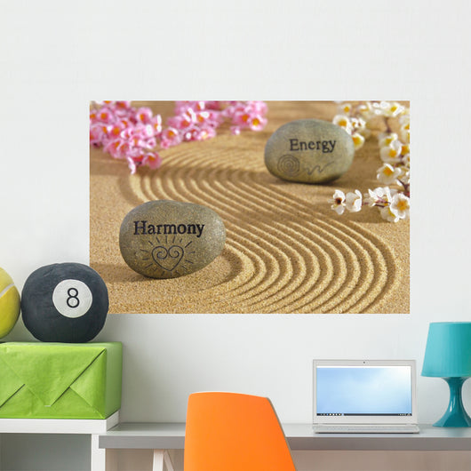 Zen Garden With Harmony and Energy Wall Mural