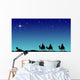 Three wisemans and the star of Bethlehem Wall Mural