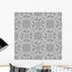Gray Paisley Pattern Wall Decal