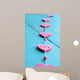 Bunch Pink Decorative Hearts Wall Mural