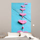 Bunch Pink Decorative Hearts Wall Mural