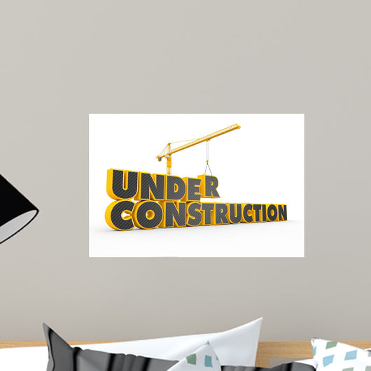 Under construction Wall Mural
