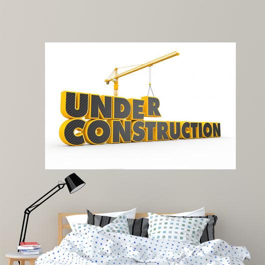 Under construction Wall Mural
