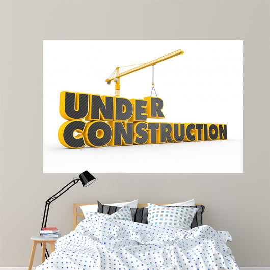 Under construction Wall Mural