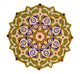 Closeup of a Colorful Oriental Mosaic Wall Decal