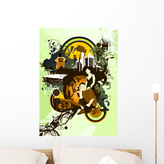 hip hop Wall Mural