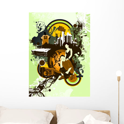 hip hop Wall Mural