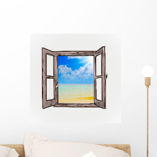 Sea through Open Window