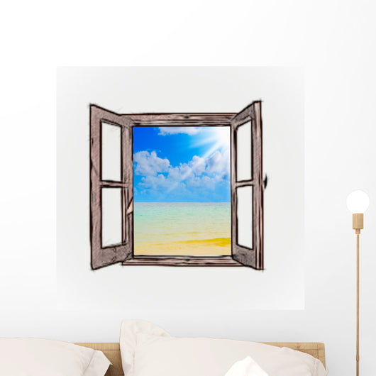 Sea through Open Window