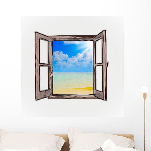 Sea through Open Window