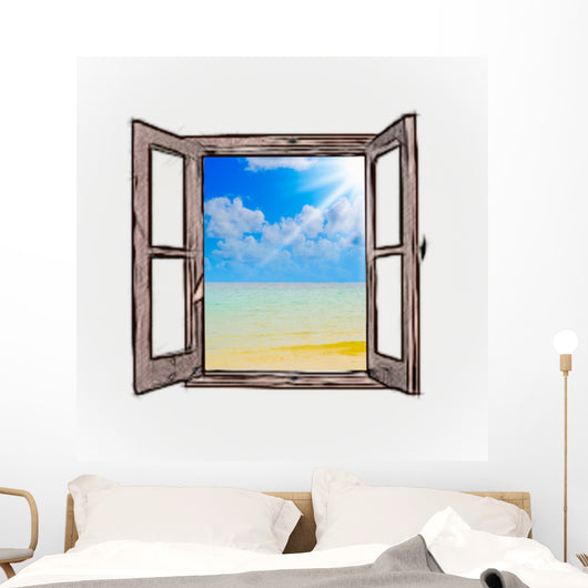 Sea through Open Window