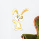 Waving bunny Wall Decal