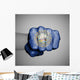 United States Fist with Wall Mural