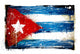 Grungy Cuban Flag